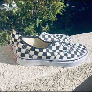 Checked vans